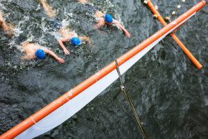 Möllner Seeschwimmen 2016, Zieleinlauf